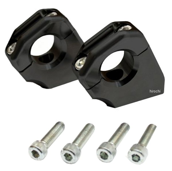 60801133 アクティブ ACTIVE φ28.6 ハンドル ポスト 2穴 M8×P1.25 黒