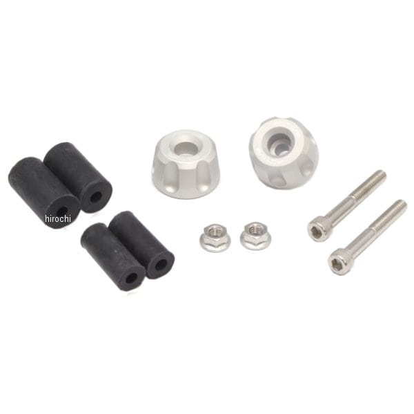 60800227M アクティブ ACTIVE アルミバーエンド リボルバー φ30-L18 マットシルバー