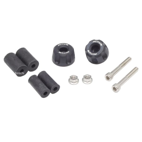 60800229M アクティブ ACTIVE アルミバーエンド リボルバー φ30-L18 マットブラック