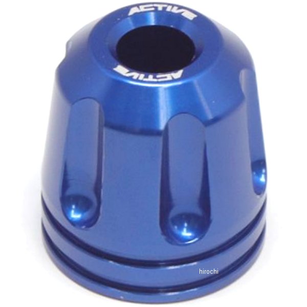 60800207 アクティブ ACTIVE アルミバーエンド リボルバー φ33 青 左右ペア