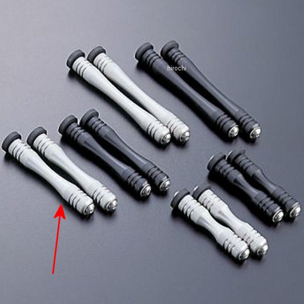 14020004 アクティブ ACTIVE サイドカラー&ボルトセット ラウンドコア用 13段 シルバー