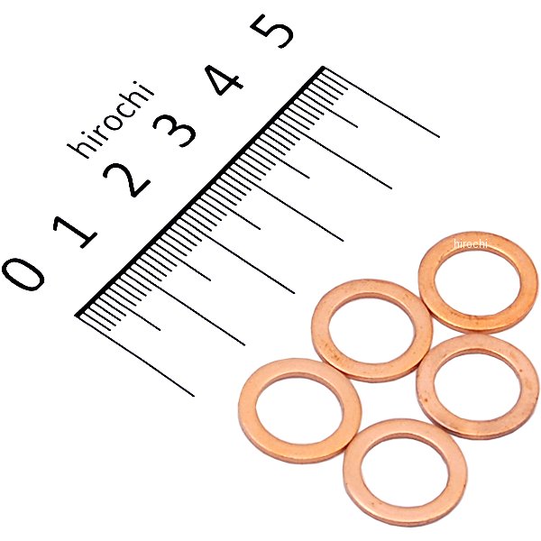 20998005 アクティブ ACTIVE クラッシュワッシャー 内径10mm 銅 5枚入り