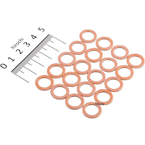 20998020 アクティブ ACTIVE クラッシュワッシャー 内径10mm 銅 20枚入り