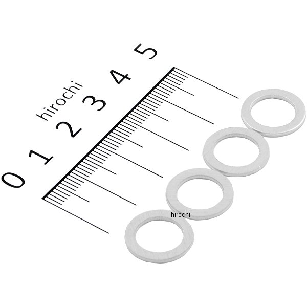 20999004 アクティブ ACTIVE クラッシュワッシャー 内径10mm アルミ 4枚入り