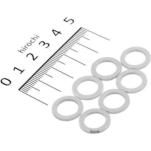 20999007 アクティブ ACTIVE クラッシュワッシャー 内径10mm アルミ 7枚入り