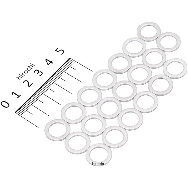 20999020 アクティブ ACTIVE クラッシュワッシャー 内径10mm アルミ 20枚入り