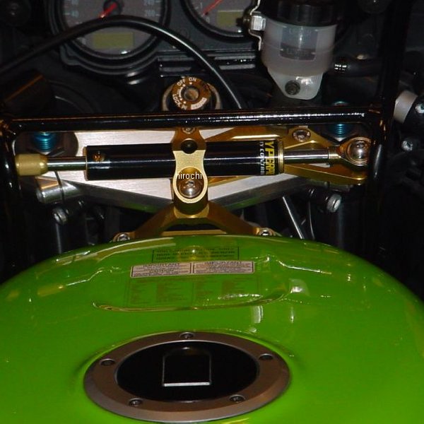 22117023 ハイパープロ HYPERPRO CNCステアリングダンパーステー 75mm/TYPE-1 00年-01年 Ninja ZX-6R ゴールド