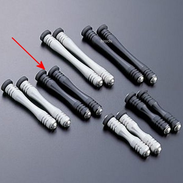 14020004B アクティブ ACTIVE サイドカラー&ボルトセット ラウンドコア用 13段 黒