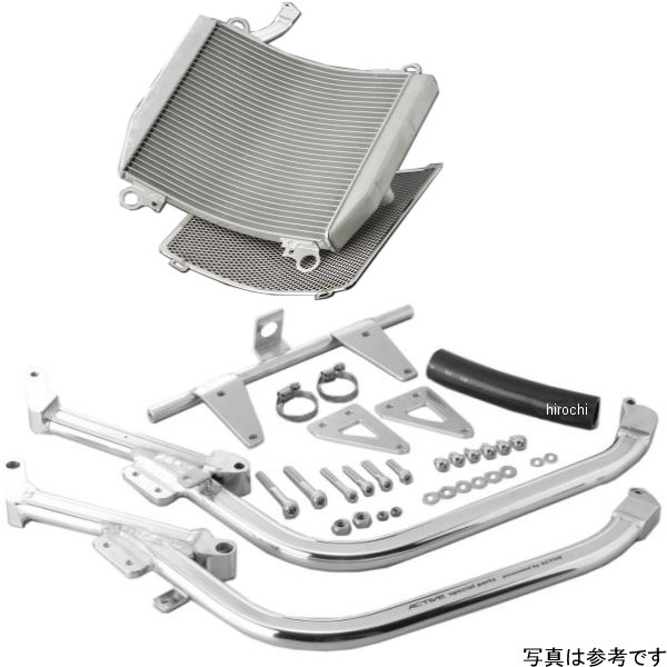 5057021 アクティブ ACTIVE ビッグラジエーターキット TYPE-1 84年-03年 GPZ900R、GPZ750R シルバー