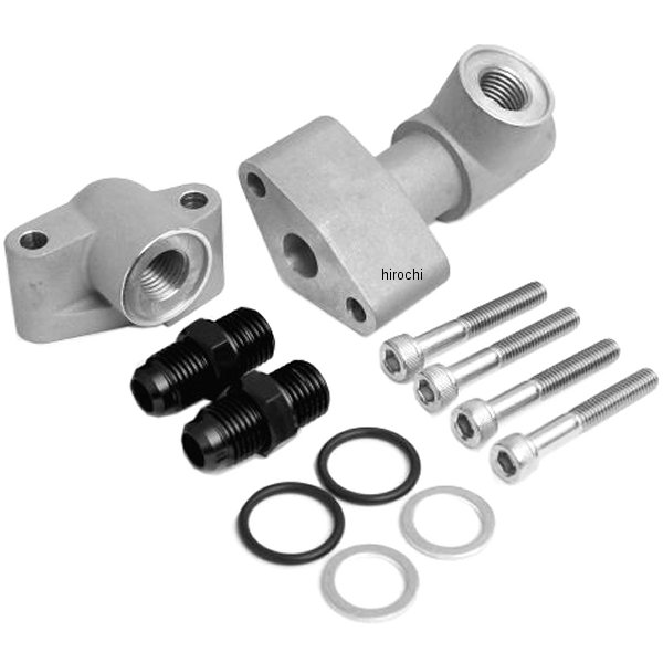 14057117B アクティブ ACTIVE オイルクーラー取り出しセット 補修用パーツ #6 95年以降 GPZ1100 黒