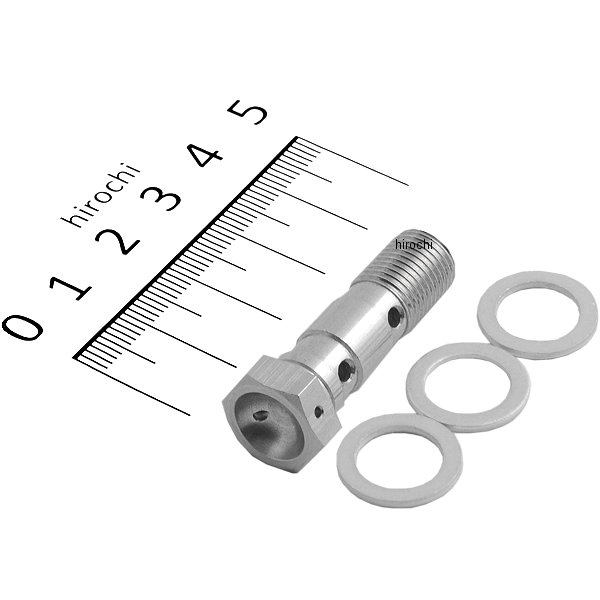 14990020 アクティブ ACTIVE バンジョーボルト P1.00W ダブル brembo対応 ステンレス