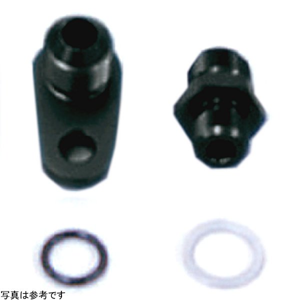 14051116B アクティブ ACTIVE オイルクーラー取り出しセット 補修用パーツ #6 全年式 CB400SS 黒