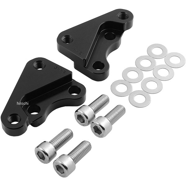 1477002B アクティブ ACTIVE フロントキャリパーサポート ブレンボ40mmピッチ&STDローター径対応 89年-06年 ZZR1100D 黒