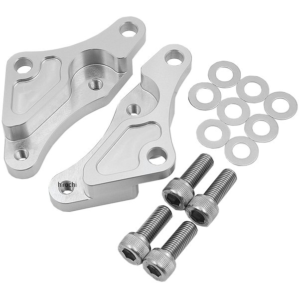 1470014S アクティブ ACTIVE フロントキャリパーサポート ブレンボ65mmピッチパッド&STDローター径 92年-06年 VTR1000F シルバー