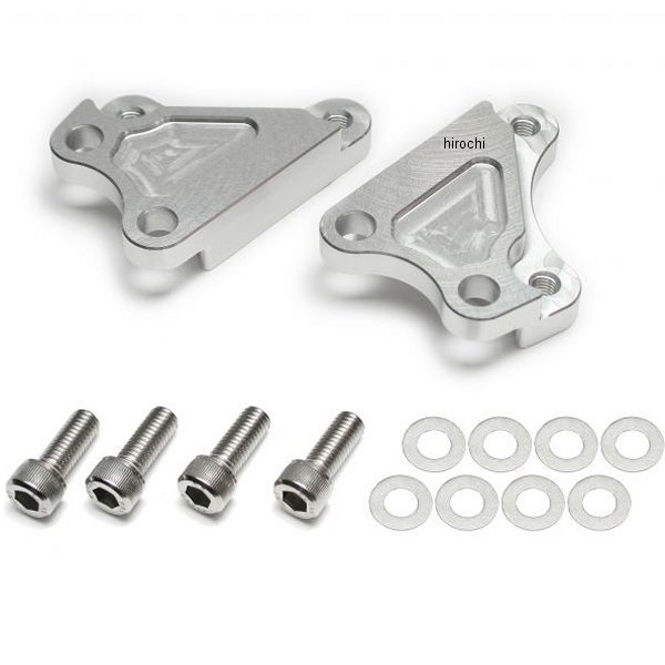 1470027S アクティブ ACTIVE フロントキャリパーサポート ブレンボ40mmピッチ&STDローター径 98年-11年 CB1300、CBR900R シルバー