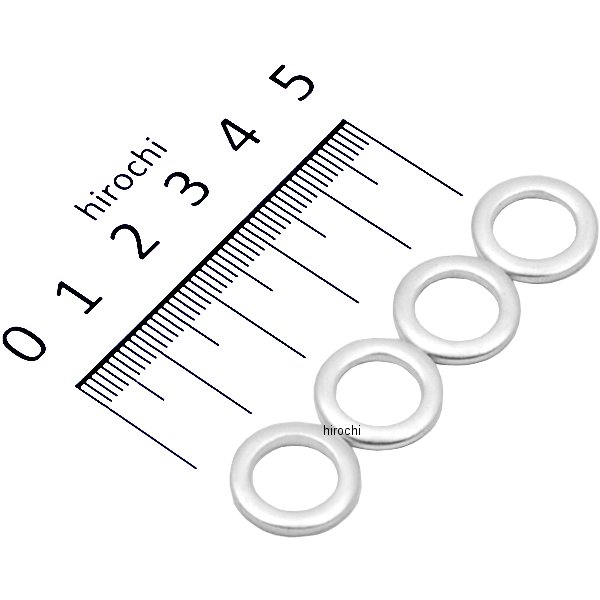 20997004 アクティブ ACTIVE クラッシュワッシャー 内径10mm アルミ 4枚入り