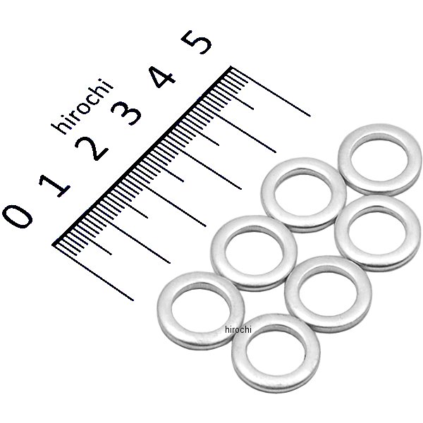 20997007 アクティブ ACTIVE クラッシュワッシャー 内径10mm アルミ 7枚入り