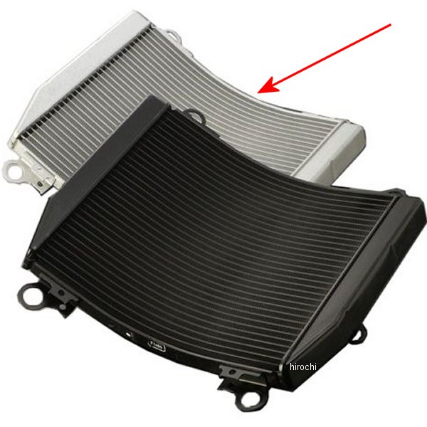 5050003 アクティブ ACTIVE ビッグラジエーター コア本体 車種別ビッグラジエーターキット用 ステー溶接済み シルバー