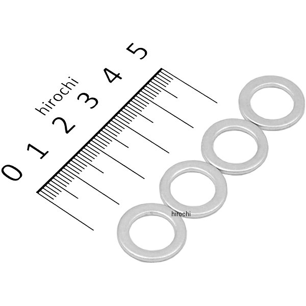 20996004 アクティブ ACTIVE クラッシュワッシャー 内径11mm アルミ 4枚入り