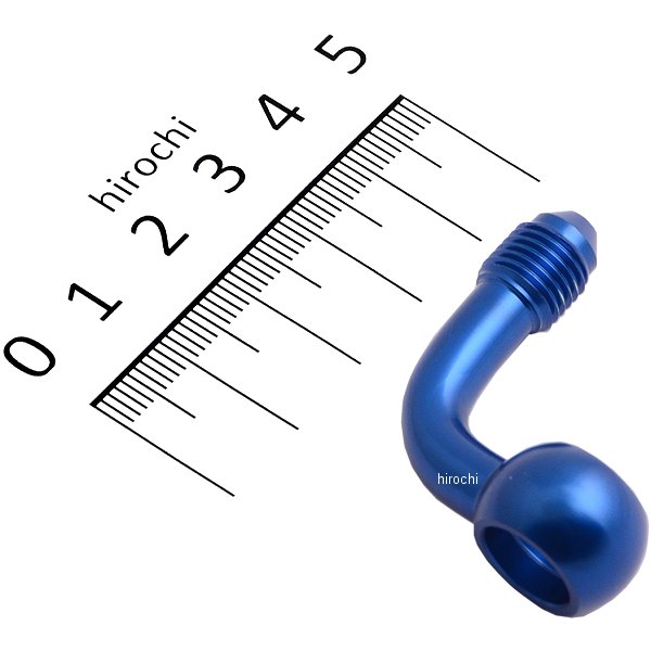 14609013 アクティブ ACTIVE バンジョーアダプター #3 ACPL対応 90度角 青