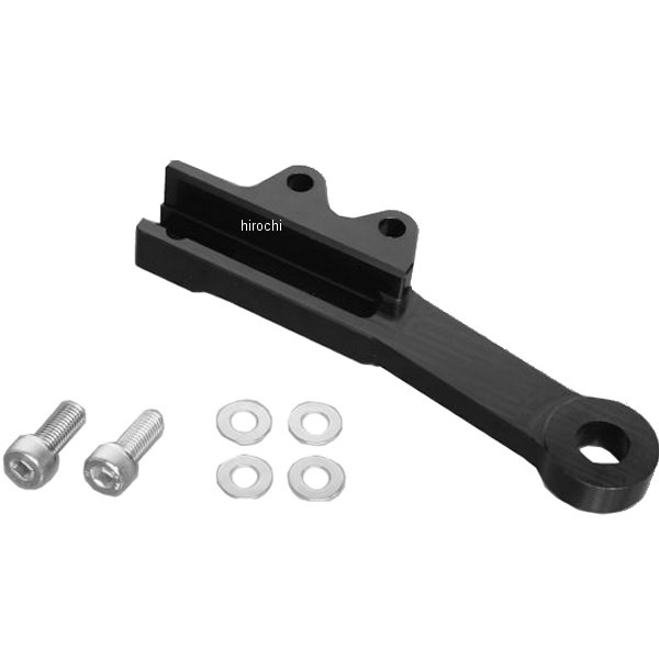 1470053B アクティブ ACTIVE リアキャリパーサポート ブレンボ40mmピッチ 左側用&STDローター径 00年-03年 XL1200、XL883 黒