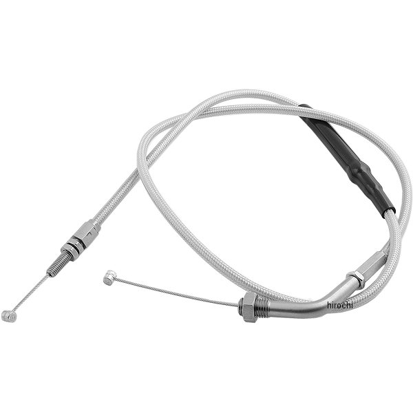 1060152 アクティブ ACTIVE アジャスタブルスロットルワイヤー タイプ3 汎用 900mm ステンレス/アウターメッシュ