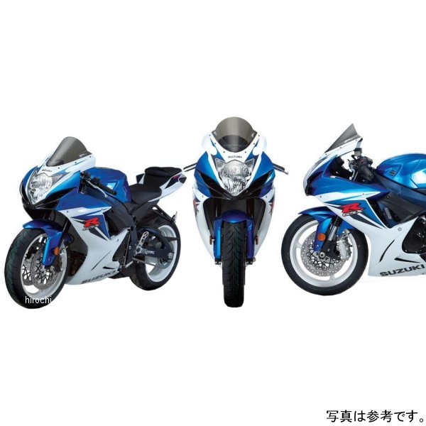 1611419 ゼログラビティ ZERO GRAVITY スクリーン ダブルバブル 11年-19年 GSX-R750、GSX-R600 ダークスモーク
