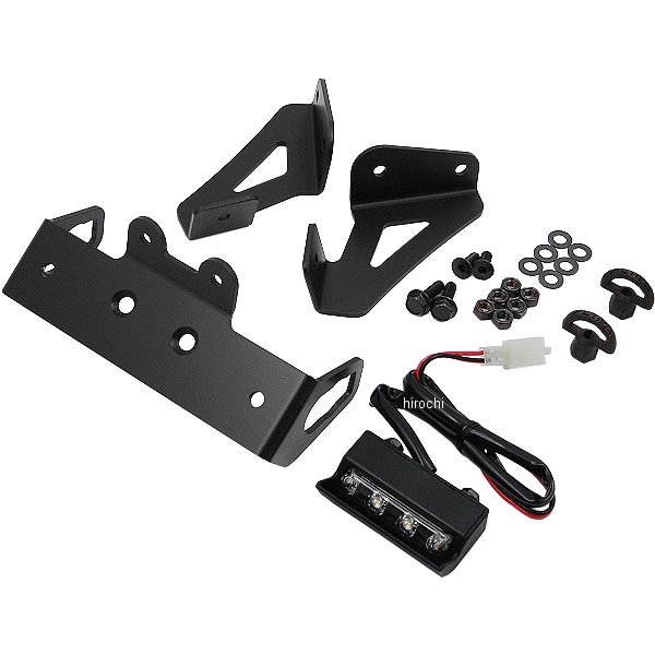 1157079 アクティブ ACTIVE フェンダーレスキット LEDナンバー灯付き 13年-15年 ニンジャ250、Z250 黒