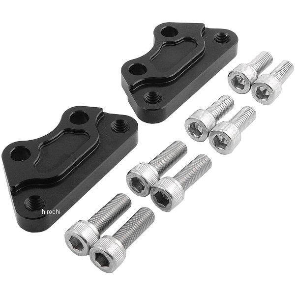 1470072B アクティブ ACTIVE フロントキャリパーサポート ブレンボ40mmピッチ&STDローター径 00年-13年 スポーツスター、ダイナ 黒