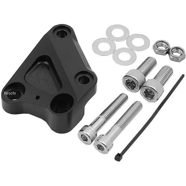 1470074B アクティブ ACTIVE フロントキャリパーサポート ブレンボ40mmピッチ&STD径対応 08年-15年 ニンジャ250、Z250 黒