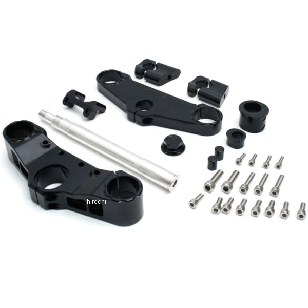 13690004 アクティブ ACTIVE コンバーチブルステムキット 00年-05年 ハーレー ダイナ 黒