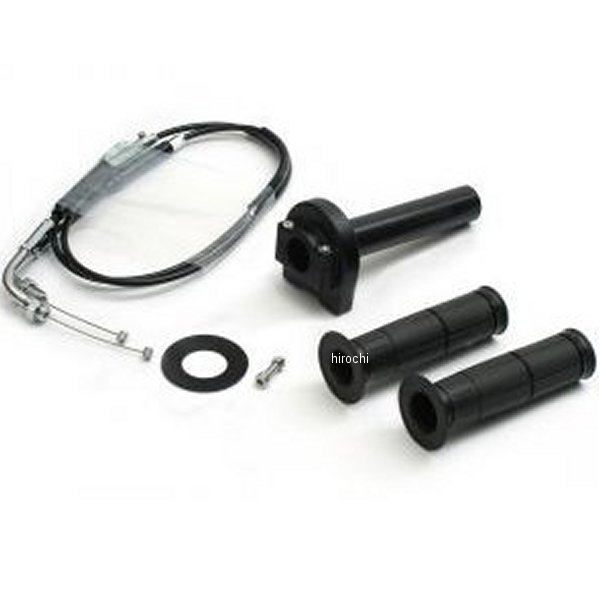 1071038 アクティブ ACTIVE スロットルキット タイプ1 φ40 13年-16年 グロム メッキ 黒