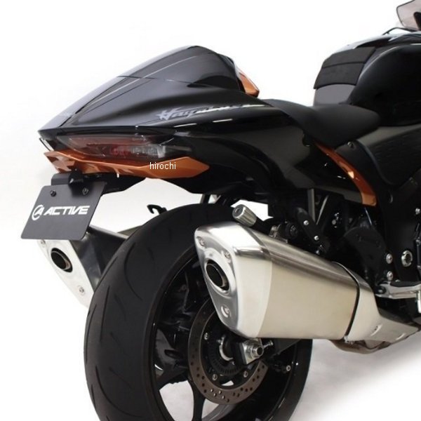 1155044 アクティブ ACTIVE フェンダーレスキット LED ナンバー灯付 22年 ハヤブサ HAYABUSA 黒