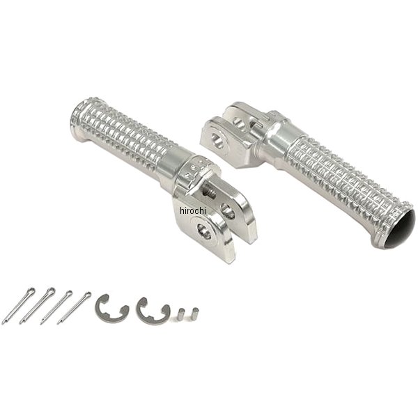 17700001S アクティブ ACTIVE ステップバー ライダー側 ホンダ、スズキ シルバー