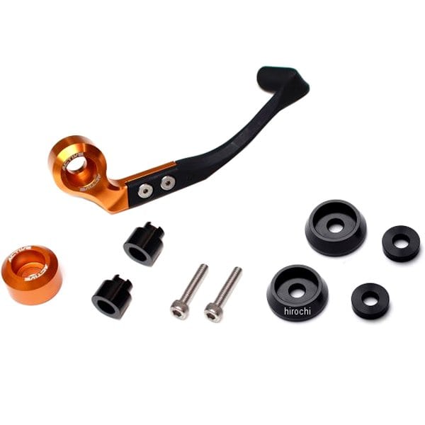 30805Y06 アクティブ ACTIVE ブレーキレバーガード&バーエンド フルセット ヤマハM6用 ゴールド