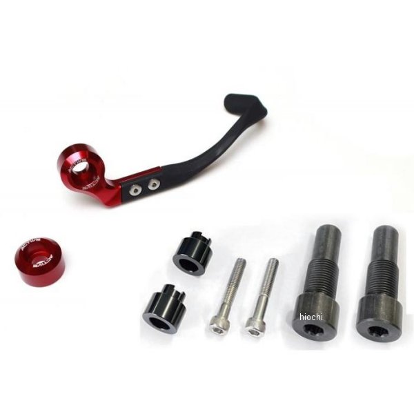 30802M16 アクティブ ACTIVE ブレーキレバーガード＆バーエンド フルセット YAMAHA M16用【G】 赤