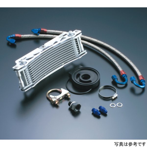 AC14031410 ACTIVE アクティブ オイルクーラーキット ラウンド #6 9-10R CB400F (398/408) シルバー