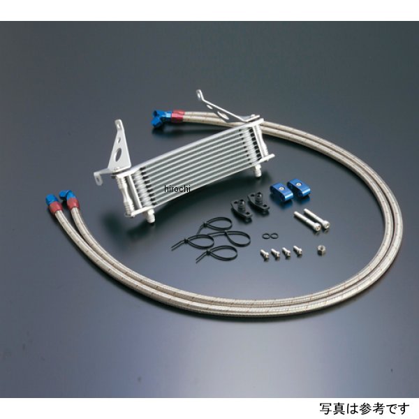 AC14031710 ACTIVE アクティブ オイルクーラーキット サイド廻し/ラウンド #6 9-10R CBR400F シルバー