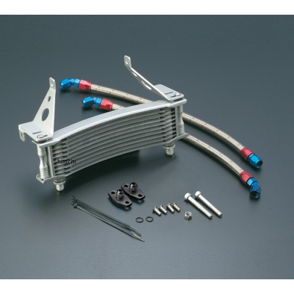 AC14031913 ACTIVE アクティブ オイルクーラーキット ラウンド #6 9-13R CBR400F シルバー