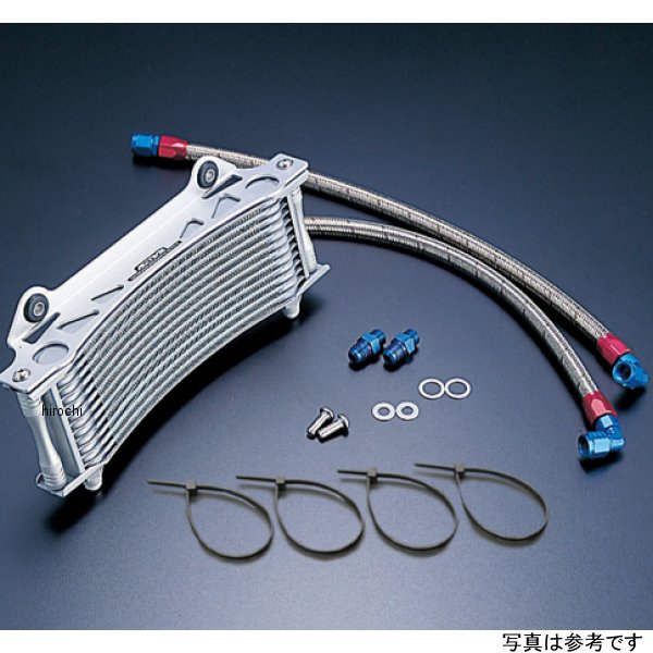 AC14035410 ACTIVE アクティブ オイルクーラーキット ラウンド #6 9-10R 94年以降 GSX1100S シルバー