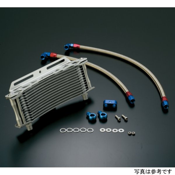 AC14037610 ACTIVE アクティブ オイルクーラーキット ラウンド #6 9-10R GPZ750R、GPZ900R シルバー