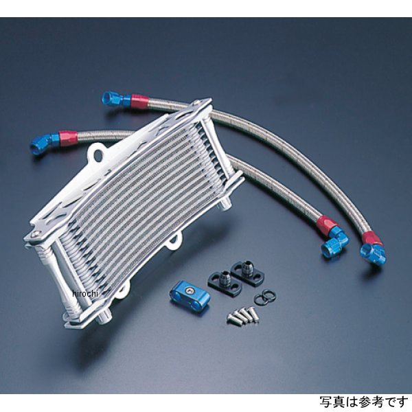 AC14037913 ACTIVE アクティブ オイルクーラーキット ラウンド #6 9-13R ゼファー400、ゼファーX/750/ZR-7 シルバー