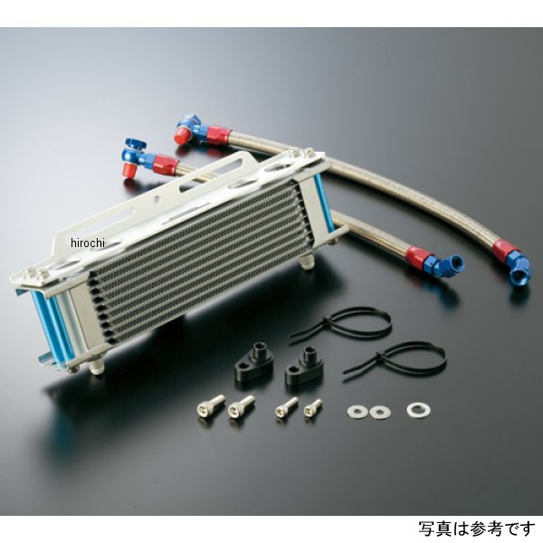 AC14052510 アクティブ オイルクーラーキット (横) ストレート #6 4.5-10R APE50、APE100 シリンダー取出しタイプ シルバー