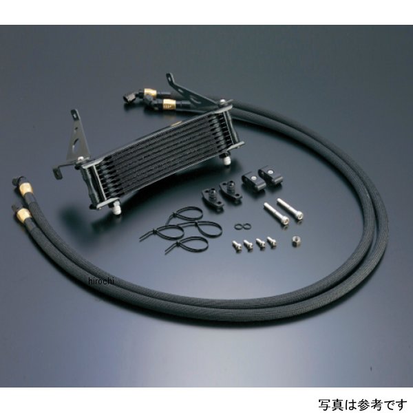 AC14031710B ACTIVE アクティブ オイルクーラーキット サイド廻し/ラウンド #6 9-10R CBR400F ブラック仕様