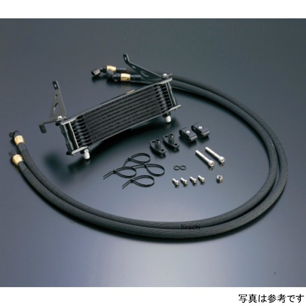AC14031710BC ACTIVE アクティブ オイルクーラーキット サーモ対応 サイド廻し/ラウンド #6 9-10R CBR400F ブラック仕様