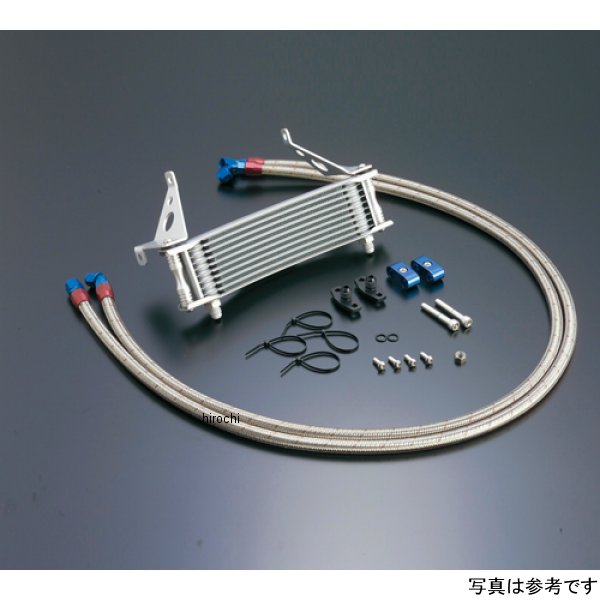 AC14031710C ACTIVE アクティブ オイルクーラーキット サーモ対応 サイド廻し/ラウンド #6 9-10R CBR400F シルバー