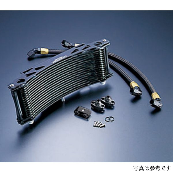 AC14033916BC アクティブ オイルクーラーキット サーモ対応 ラウンド #8 11-16R 15年以前 XJR1300、97年以前 XJR1200 ブラック仕様