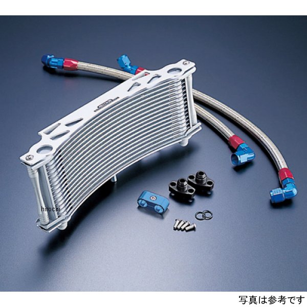AC14033916C ACTIVE アクティブ オイルクーラーキット サーモ対応 ラウンド #8 11-16R 15年以前  XJR1300、97年以前  XJR1200 シルバー