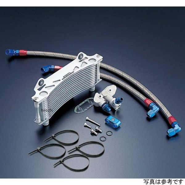 AC14035310C ACTIVE アクティブ オイルクーラーキット サーモ対応 サイド廻し/ラウンド #6 9-10R 93年 GSX1100S シルバー