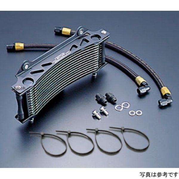 AC14035413B ACTIVE アクティブ オイルクーラーキット ラウンド #6 9-13R 94年以降 GSX1100S ブラック仕様
